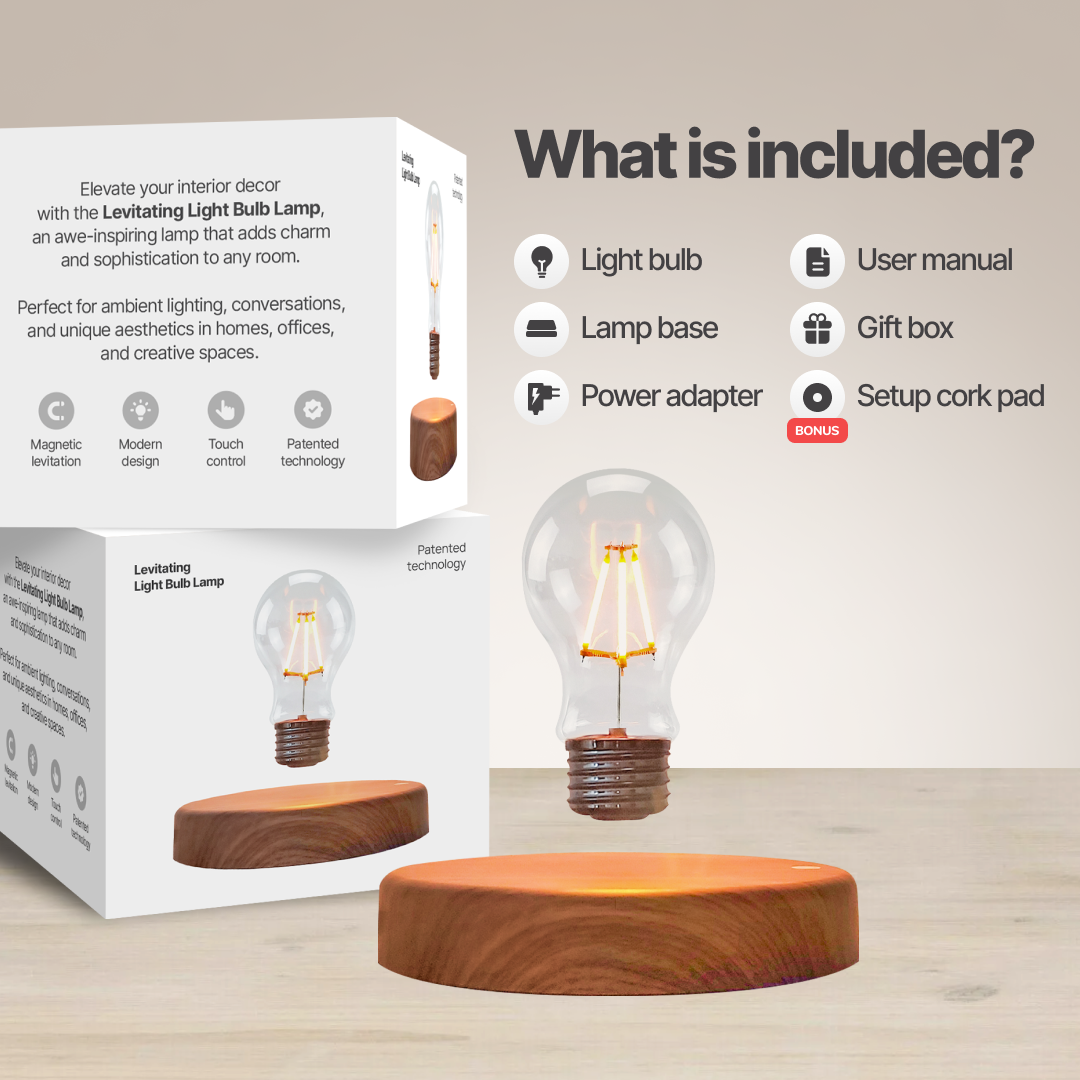 Levitating Light Bulb Lamp