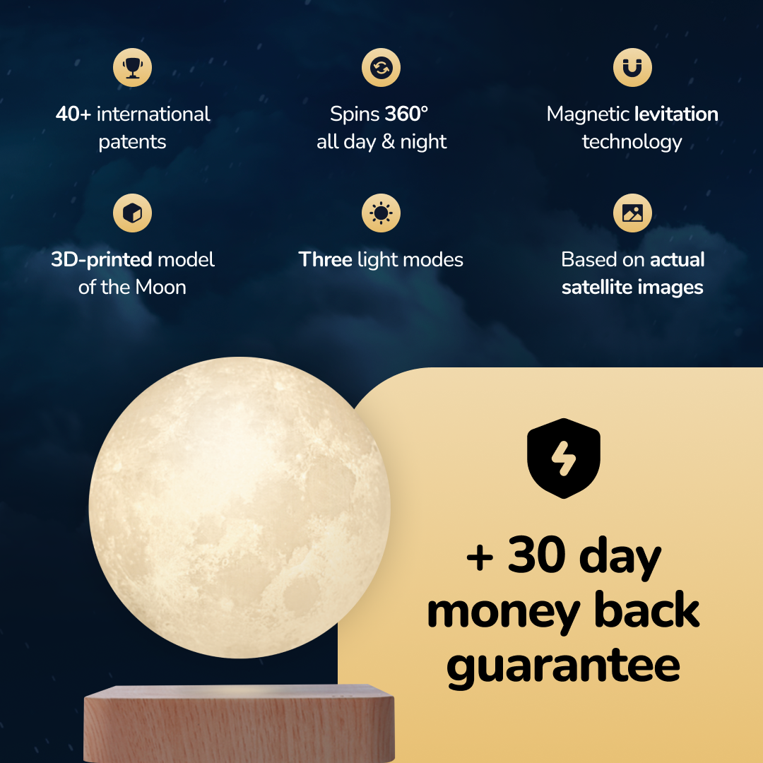 Levitating Moon Lamp